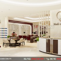 Thiết Kế Nội Thất Tiệm Nails & Spa Q - Chị Hoa